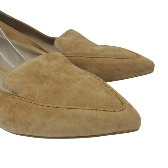Saks 5th Avenue | Women's Classic Tan Suede Leather Flat Esma Loafers (Size 11) - Picture 3 of 14